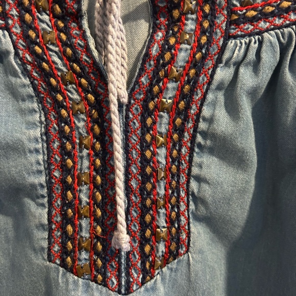 Denim Gloria Vanderbilt Western Top  Size 2X - Picture 4 of 4